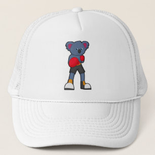 Casquette Koala à Boxing avec gants de boxe