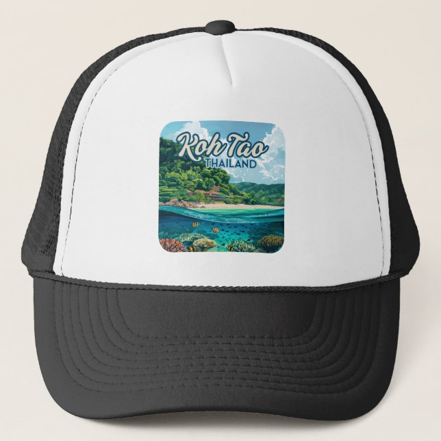 Casquette Koh Tao Thaïlande Asie Plage de plongée sous-marin (Devant)
