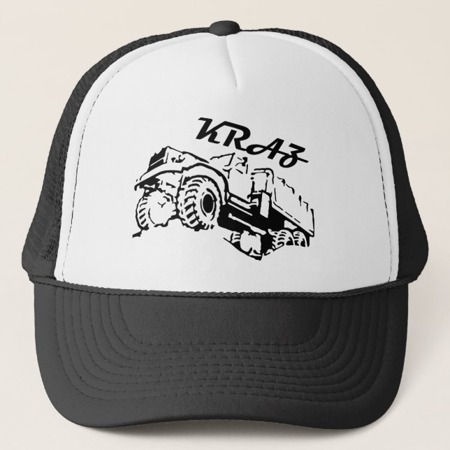 Casquette Kraz - le camion russe soviétique (Devant)