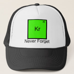 Casquette Krypton : T-shirt du jeu de mots sur l'élément à n