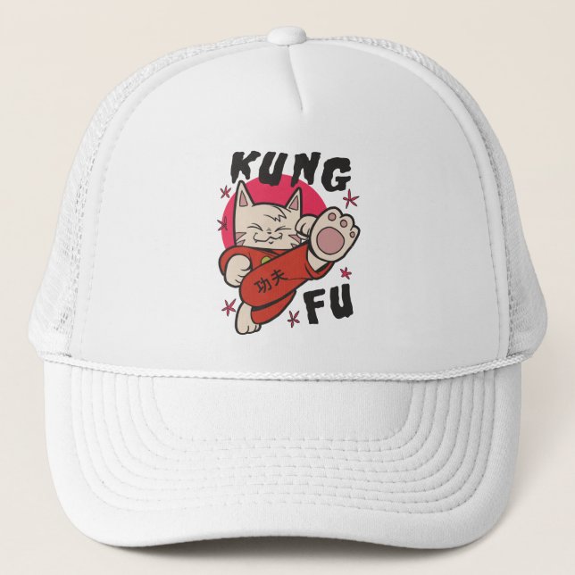 Casquette Kung Fu Cat (Devant)