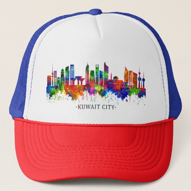 Casquette Kuwait City Kuwait Skyline (Devant)