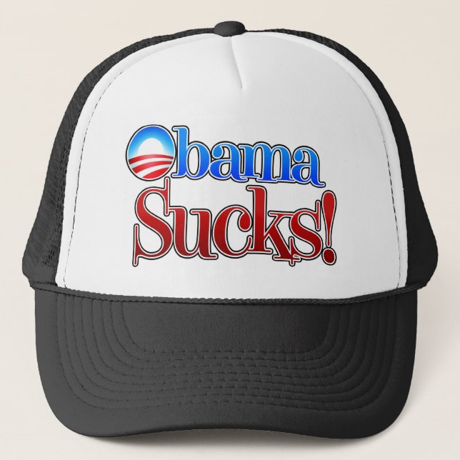 Casquette La caserne Obama suce (Devant)