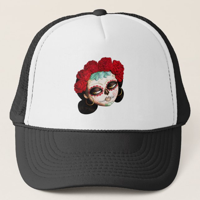 Casquette La Catrina - Dia de Los Muertos Girl (Devant)