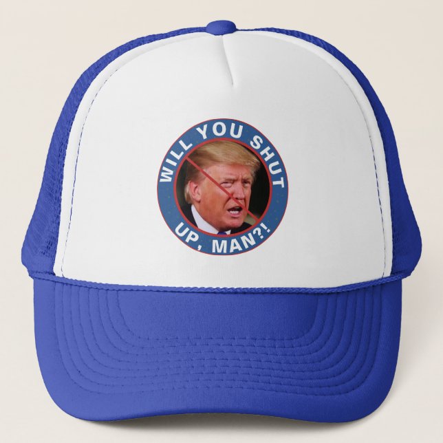 Casquette La Citation De Biden Anti Donald Trump Va-T-Elle F (Devant)