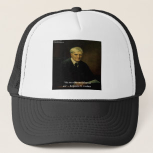 Casquette La citation "Qui nous sommes" de Benjamin Cardozo