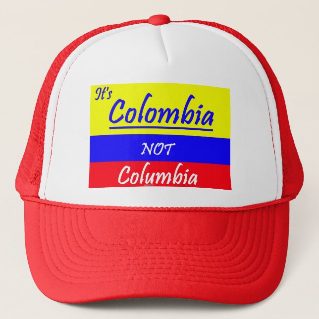 Casquette La Colombie not la Colombie ball CAP (Devant)