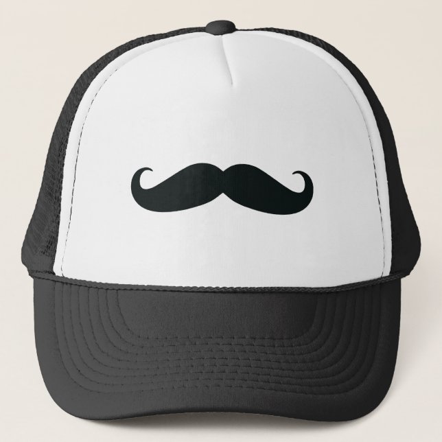 Casquette La conception de moustache (Devant)