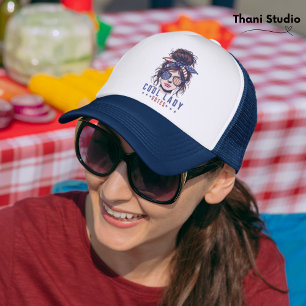 Casquette La cool Lady Vote Vintage Messy Hair Lady Election