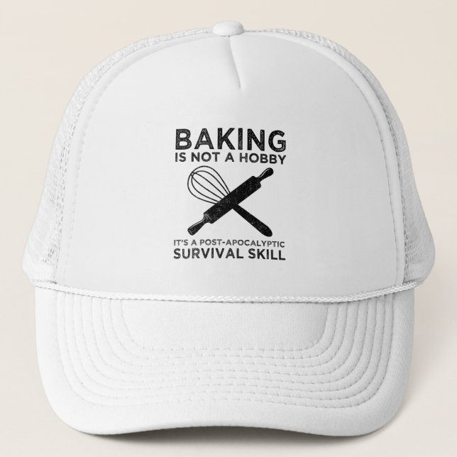Casquette La cuisson n'est pas un passe-temps C'est une comp (Devant)