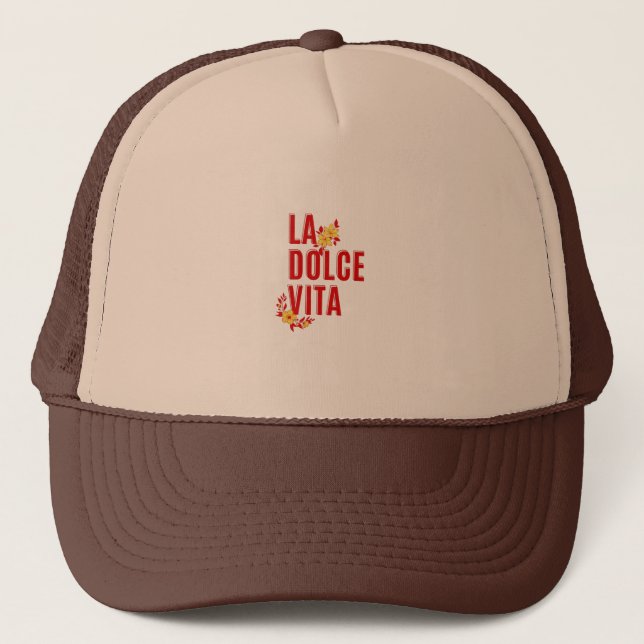 Casquette La dolce vita (Devant)