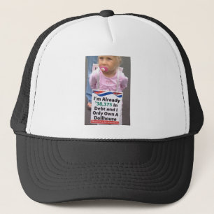 Casquette La fille dans la dette possède seulement la