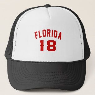 Casquette La Floride 18 conceptions d'anniversaire
