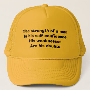 Casquette La force d'un homme