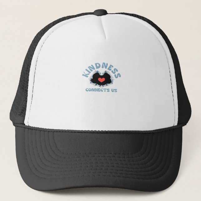 Casquette La gentillesse nous connecte classique (Devant)