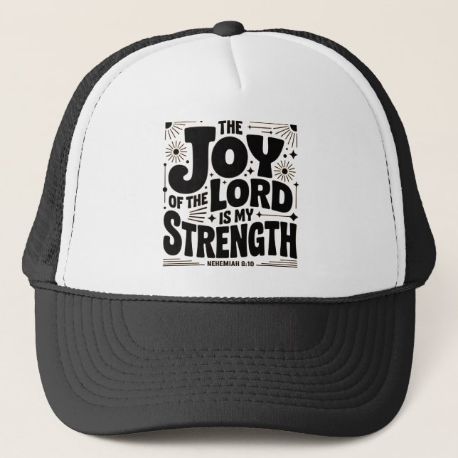 Casquette La Joie Du Seigneur Est Ma Force (Devant)