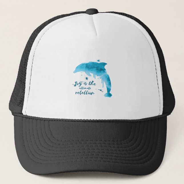 Casquette La joie est l'ultime rébellion (Devant)