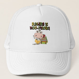 Casquette La lecture est Moo-velous