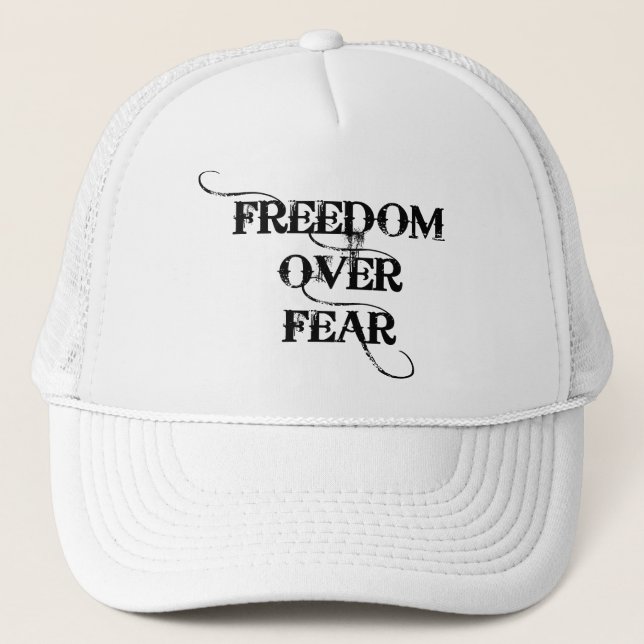 Casquette La liberté face à la peur (Devant)