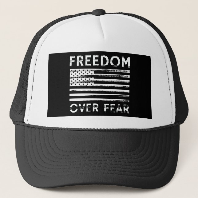 Casquette La liberté face à la peur (Devant)