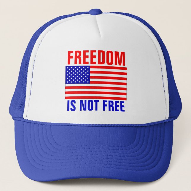 Casquette La liberté n'est pas libre (Devant)
