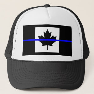 Casquette La Ligne Bleue Légère Symbolique sur la Feuille d'
