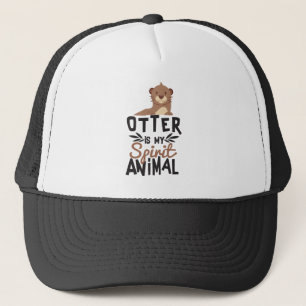 Casquette La loutre gentille est mon poster de animal