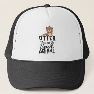 Casquette La loutre mignonne est ma chemise animale drôle
