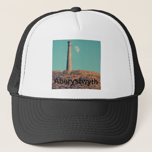 Casquette La Lune et une tour : Aberystwyth (Devant)