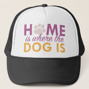 Casquette La Maison Est Là Où Le Chien Est