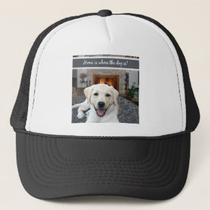 Casquette La maison est où le chien est