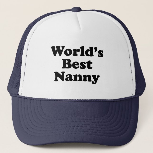 Casquette La meilleure bonne d'enfants du monde (Devant)