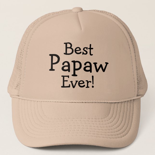 Casquette La "meilleure papaye jamais ! "Casquette de (Devant)