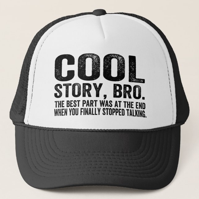 Casquette La meilleure pièce fraîche de l'histoire Bro.The (Devant)