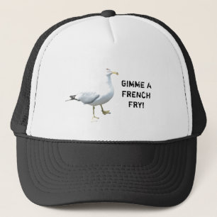 Casquette La mouette indique Gimme des pommes frites
