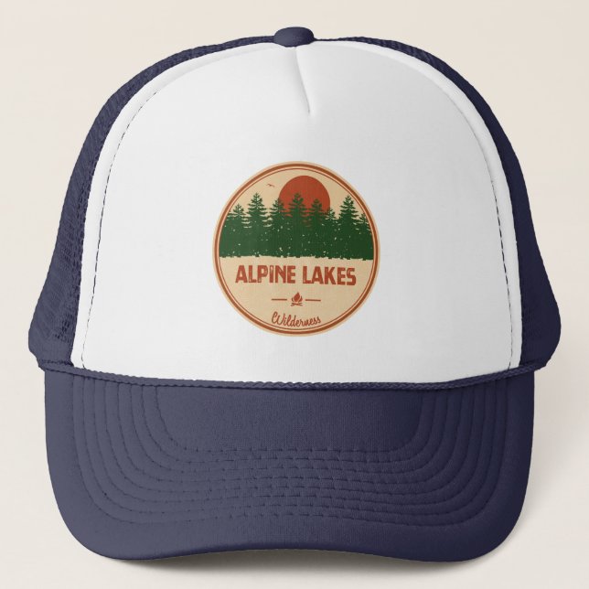 Casquette La nature des lacs alpins (Devant)