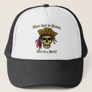 Casquette Là où il y ait des pirates