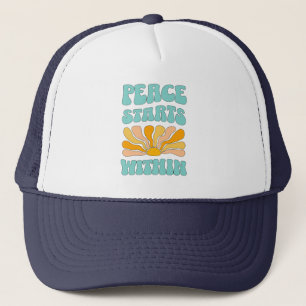 Casquette La Paix Commence À L'Intérieur