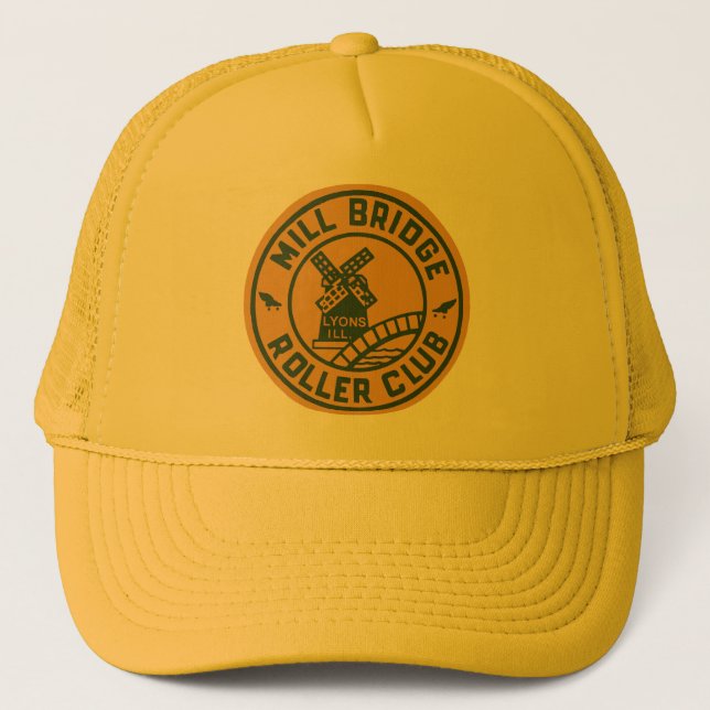 Casquette La patinoire du pont Mill, Lyons, Illinois (Devant)