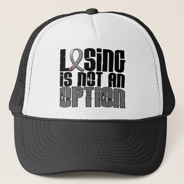 Casquette La perte n'est pas un diabète d'option (Devant)