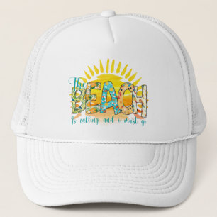 Casquette La Plage Appelle Coucher de soleil