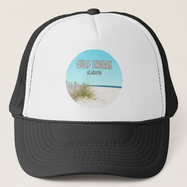 Casquette La plage de Gulf Shores Alabama (Devant)
