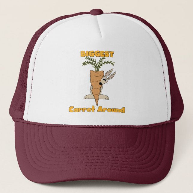 Casquette La plus grande carotte autour des T-shirts et des (Devant)
