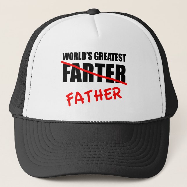 Casquette La plus grande Fête des pères amusante du monde (Devant)