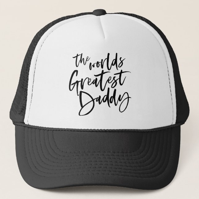 Casquette La plus grande fête des pères de papa du monde (Devant)