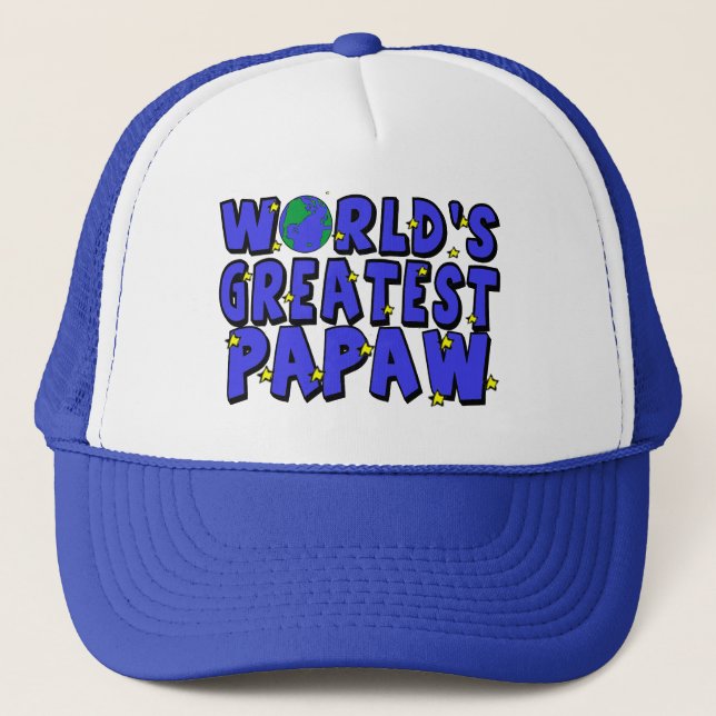 Casquette La plus grande papaye du monde (Devant)