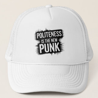 Casquette La Politesse Est Le Nouveau Punk