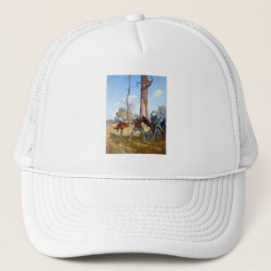 Casquette La pose de sir Lamorak, vers 1922 par N.C. Wyeth