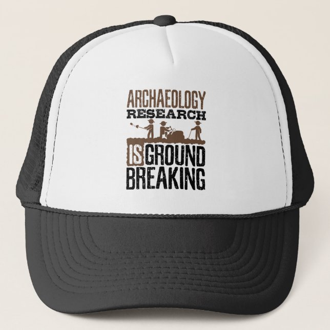 Casquette La recherche en archéologie est révolutionnaire (Devant)