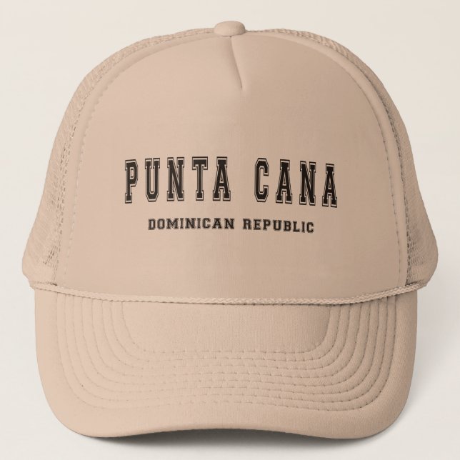 Casquette La République Dominicaine de Punta Cana (Devant)